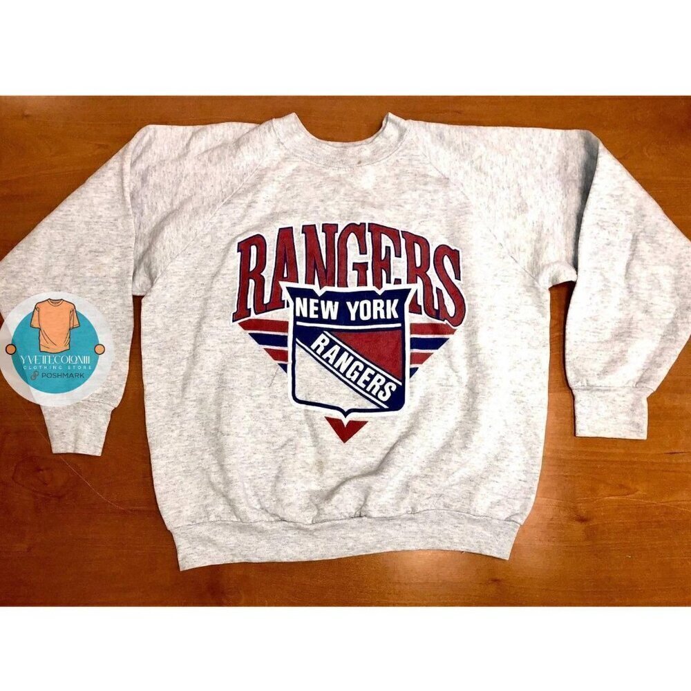 New York Rangers Hockey Y2K Retro Fan Sweatshirt